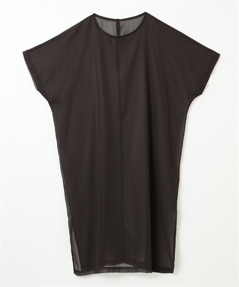 チュニック インナー付シアーチュニック アトランダム