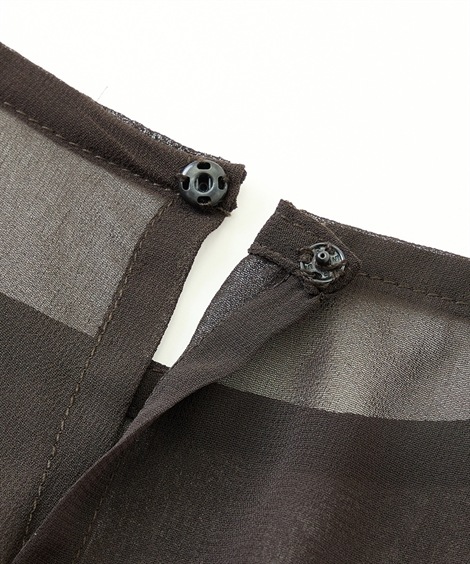 チュニック インナー付シアーチュニック アトランダム