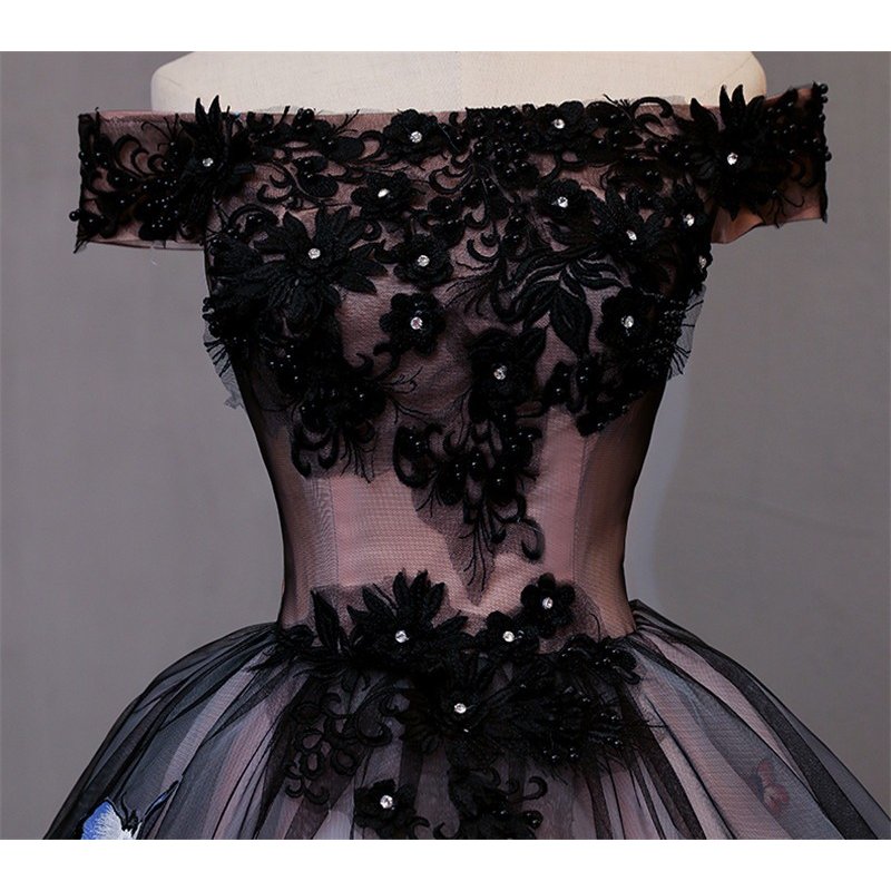 パーティードレス ウェディングドレス 奏会用ロングドレス 人気カラードレス 二次会 花嫁 結婚式 舞台 ブラック パーティードレス ウェディングドレス 奏会用ロングドレス 人気カラードレス 二次会 花嫁 結婚式 舞台 ブラック