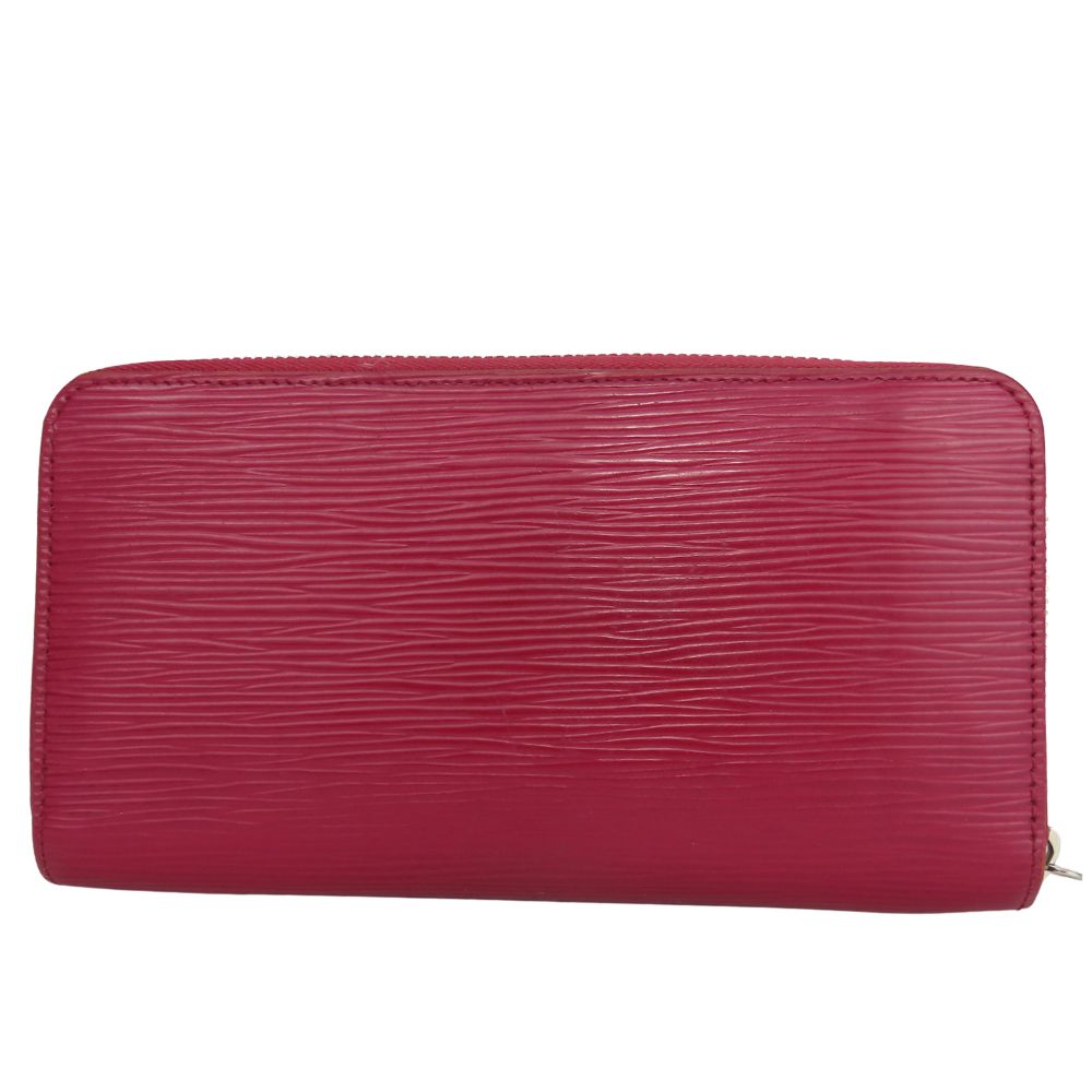 中古 長財布 ジッピーウォレット M61858 エピレザー フューシャ ボルドー シルバー金具 ラウンドファスナー 小物 普段使い レディース 女性 中古 長財布 ジッピーウォレット M61858 エピレザー フューシャ ボルドー シルバー金具 ラウンドファスナー 小物 普段使い レディース 女性