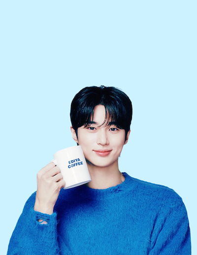 ピョンウソク　EDIYA COFFEE マグカップ トレカ スリーブセット ピョンウソク ピョン・ウソク ByeonWooSeok マグカップ 韓流