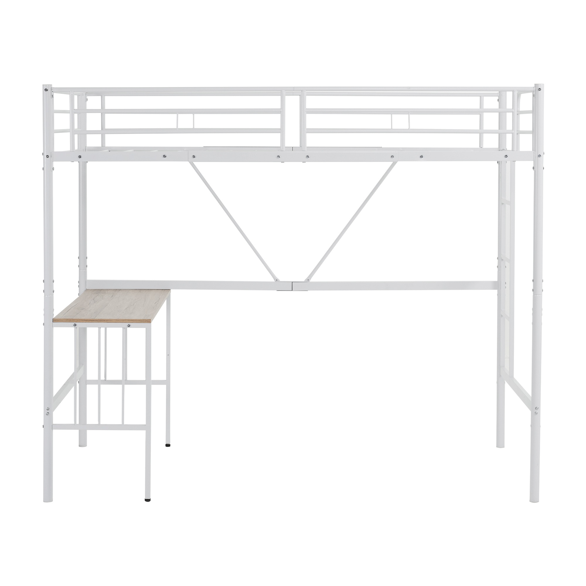 新品】 ロフトベッド パイプベッド シングル 木 収納 北欧風 子供部屋