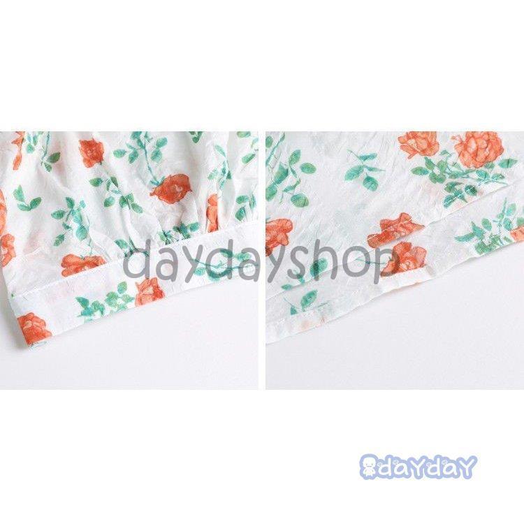 シャツ トップス サマー ラウンドネック パフスリーブ 花柄 半袖 総柄 薄手 フラワー ベーシック ナチュラルコーデ 涼しげ 女子旅 シャツ トップス サマー ラウンドネック パフスリーブ 花柄 半袖 総柄 薄手 フラワー ベーシック ナチュラルコーデ 涼しげ 女子旅