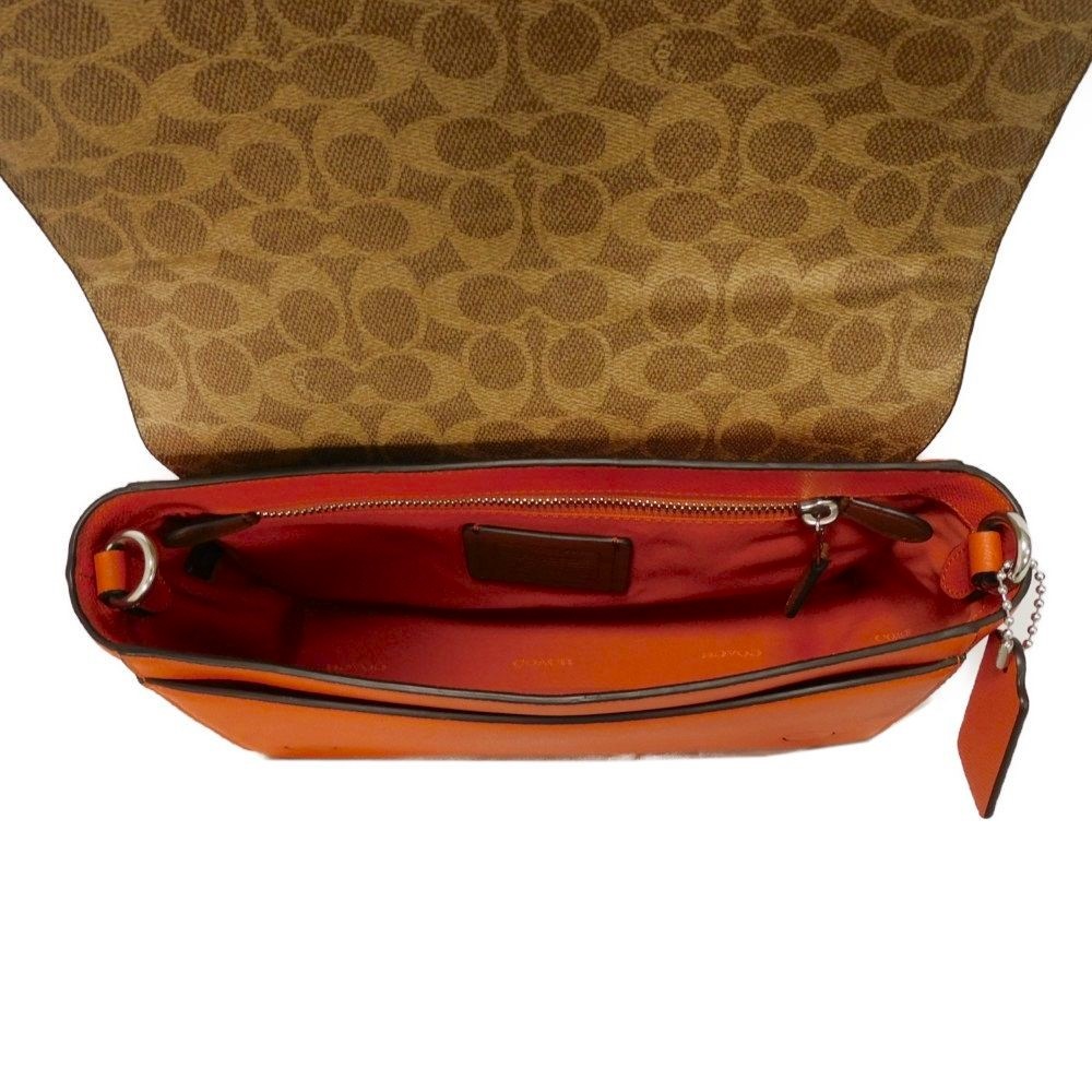 【中古】 ショルダーバッグ 現行 Cマーク Cロゴ クロスグレイン インテリア メッセンジャーバッグ シグネチャー CJ843 【中古】 ショルダーバッグ 現行 Cマーク Cロゴ クロスグレイン インテリア メッセンジャーバッグ シグネチャー CJ843