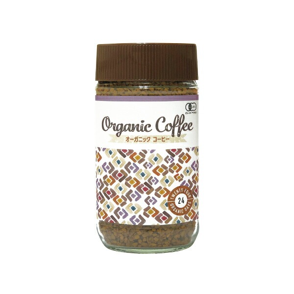 24 Organic Days（24オーガニックデイズ） オーガニック インスタントコーヒー 100g 【6個セット】／ 有機 有機JAS フェアトレード アラビカ種 手摘み コク ロースト EU認証