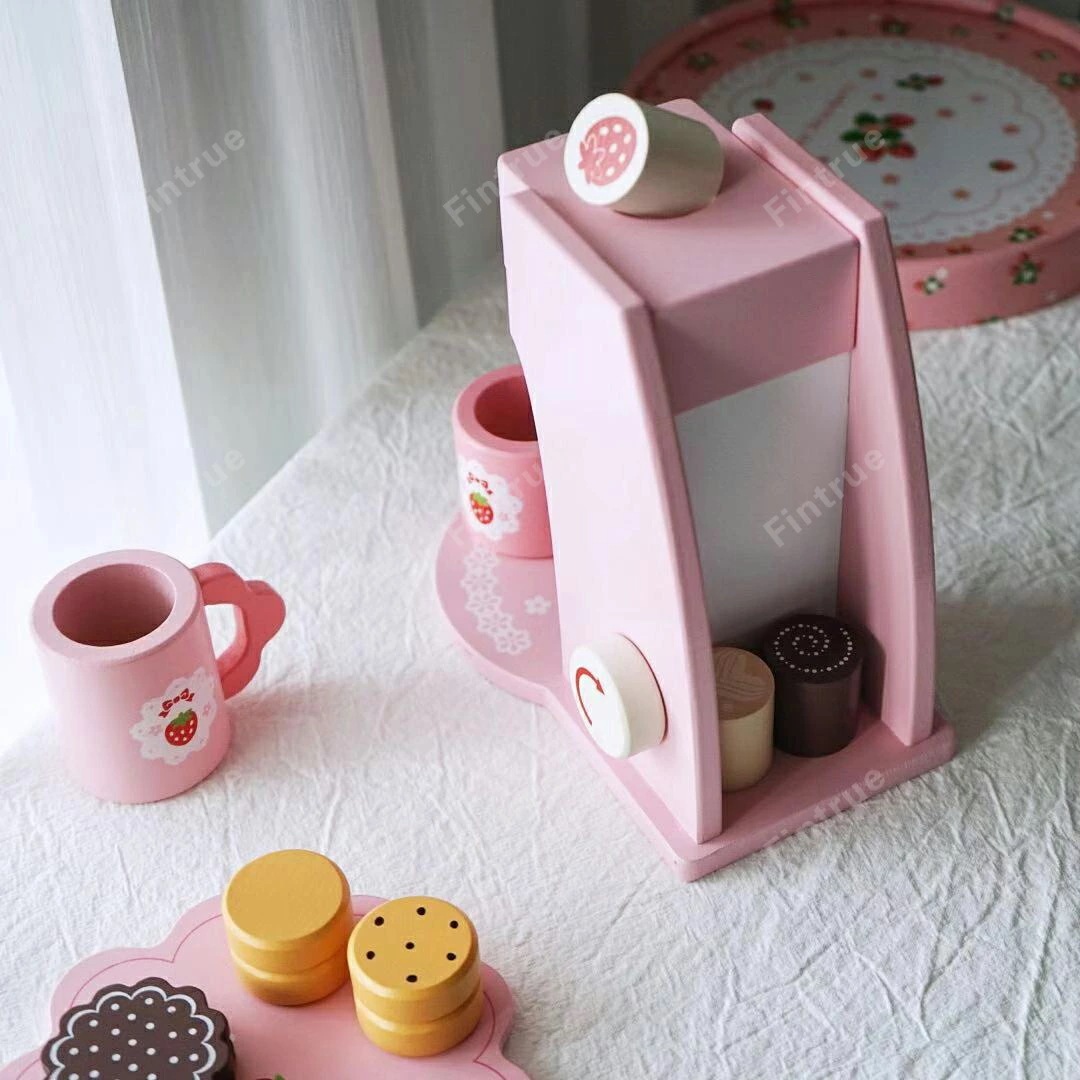 「10％OFFクーポン配布中」おままごと セット おもちゃ ケーキ コーヒーマシン 木製 ごっこ遊び ティーポット お茶会 お店員ごっこ 知育玩具 食器 ままごと アフタヌーンティーセット キッチ