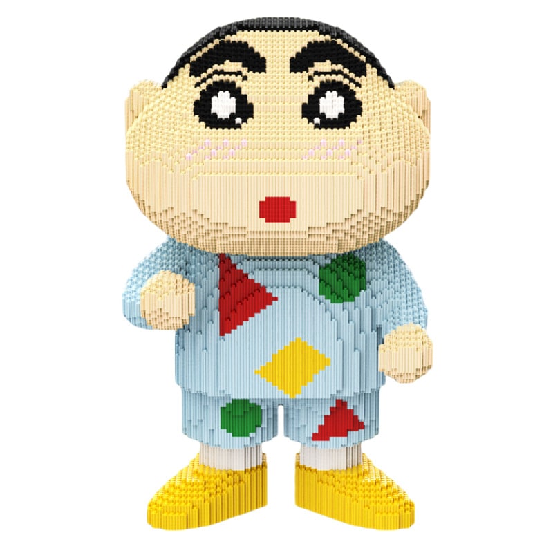 パジャマ クレヨンしんちゃん 積み木 小さな粒子 パズル組み立て 子供用おもちゃ 大人 14