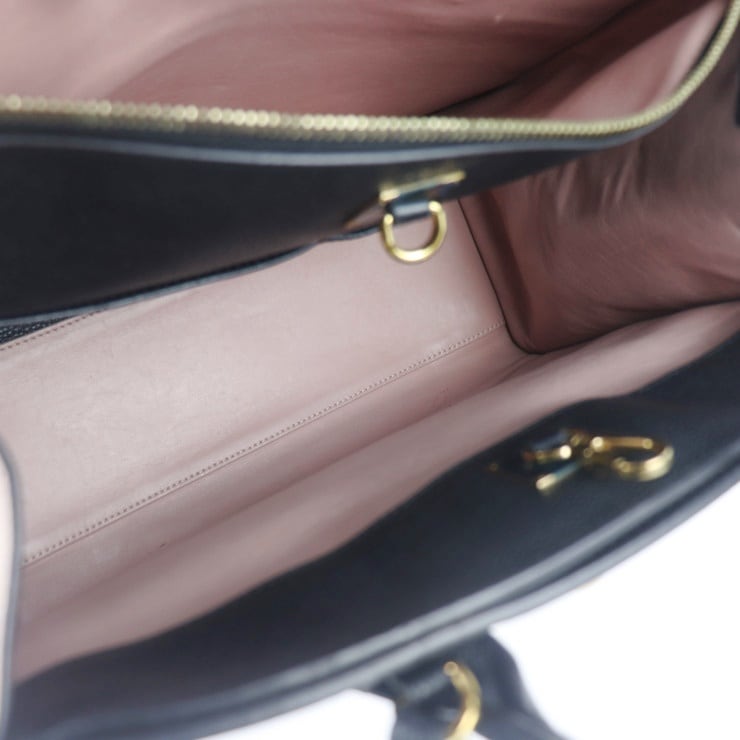 LOUIS VUITTON ルイ ヴィトン ハンドバッグ M53019 シティ スティーマー MM トリヨンレザー マグノリア ピンク系 ブラック ゴールド金具 ビトン【本物保証】