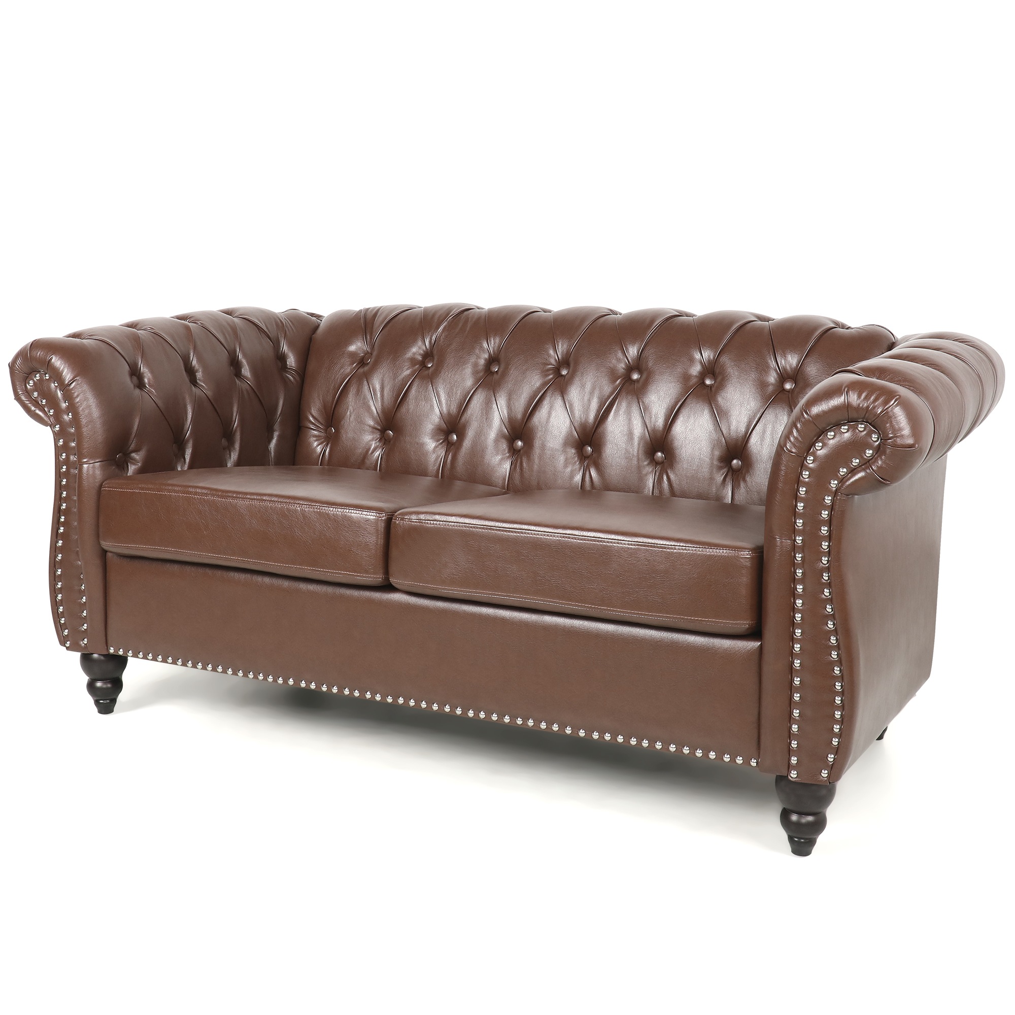 【国内出荷】LoveseatソファソファPUカバー付きリビングルーム用小型ソファ無垢材の脚付きベッドルーム用快適な布張りラブシートソファソファ小さなスペース用の2人乗りミニモダンソファ 【国内出荷】LoveseatソファソファPUカバー付きリビングルーム用小型ソファ無垢材の脚付きベッドルーム用快適な布張りラブシートソファソファ小さなスペース用の2人乗りミニモダンソファ