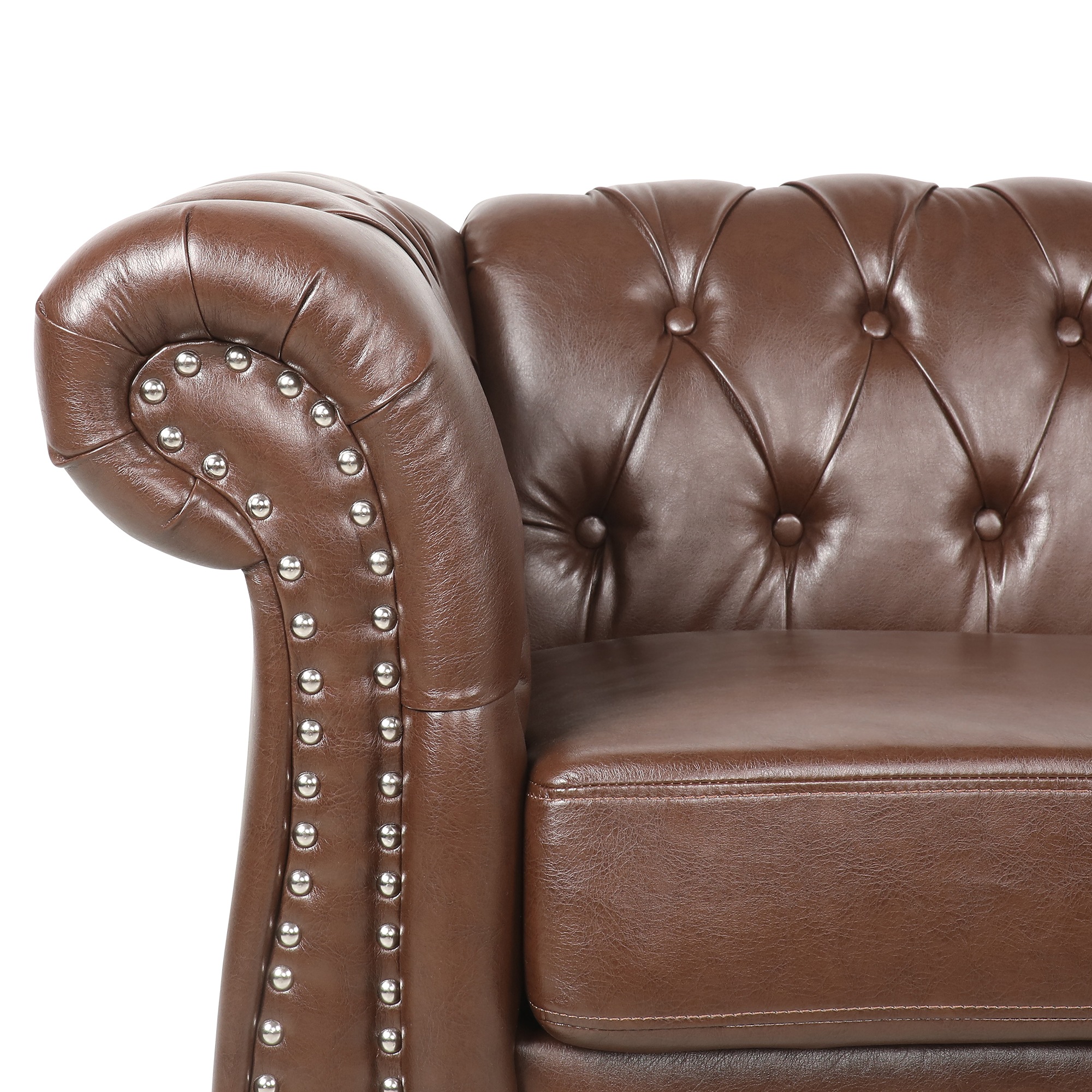 【国内出荷】LoveseatソファソファPUカバー付きリビングルーム用小型ソファ無垢材の脚付きベッドルーム用快適な布張りラブシートソファソファ小さなスペース用の2人乗りミニモダンソファ 【国内出荷】LoveseatソファソファPUカバー付きリビングルーム用小型ソファ無垢材の脚付きベッドルーム用快適な布張りラブシートソファソファ小さなスペース用の2人乗りミニモダンソファ