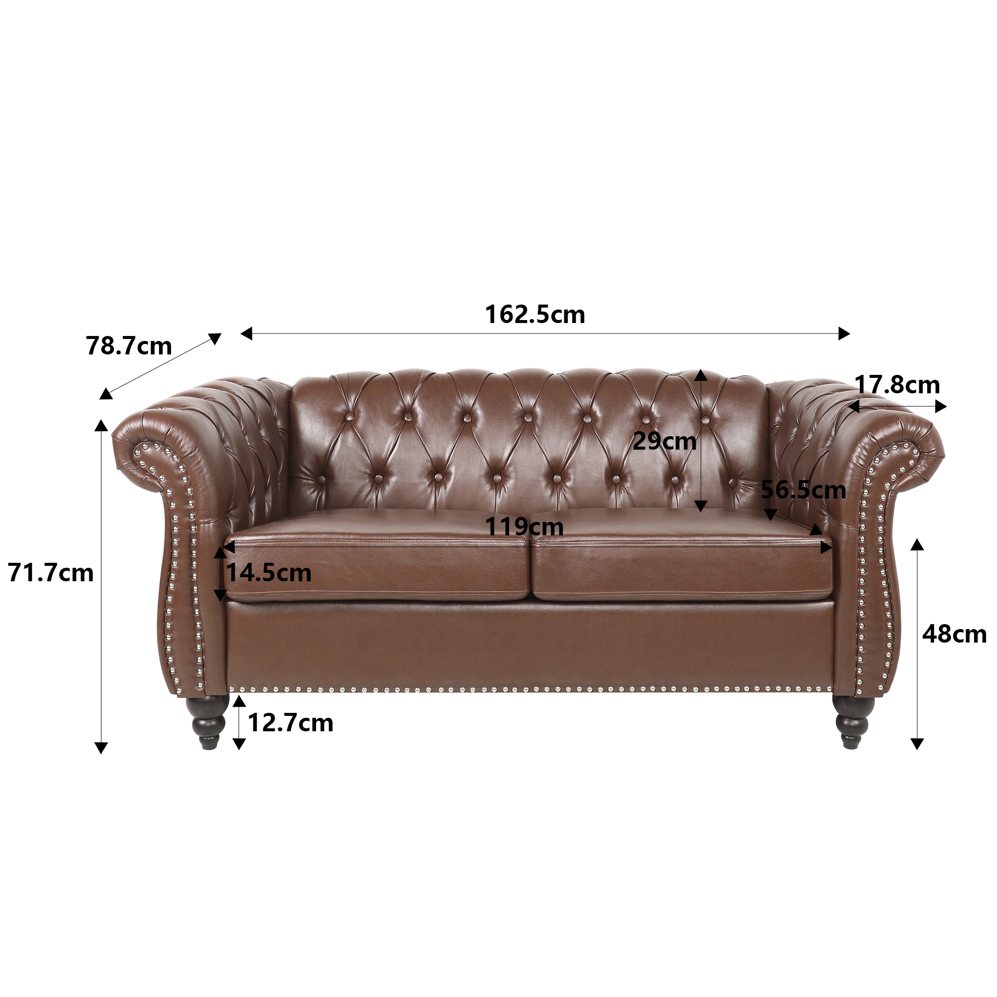 【国内出荷】LoveseatソファソファPUカバー付きリビングルーム用小型ソファ無垢材の脚付きベッドルーム用快適な布張りラブシートソファソファ小さなスペース用の2人乗りミニモダンソファ 【国内出荷】LoveseatソファソファPUカバー付きリビングルーム用小型ソファ無垢材の脚付きベッドルーム用快適な布張りラブシートソファソファ小さなスペース用の2人乗りミニモダンソファ