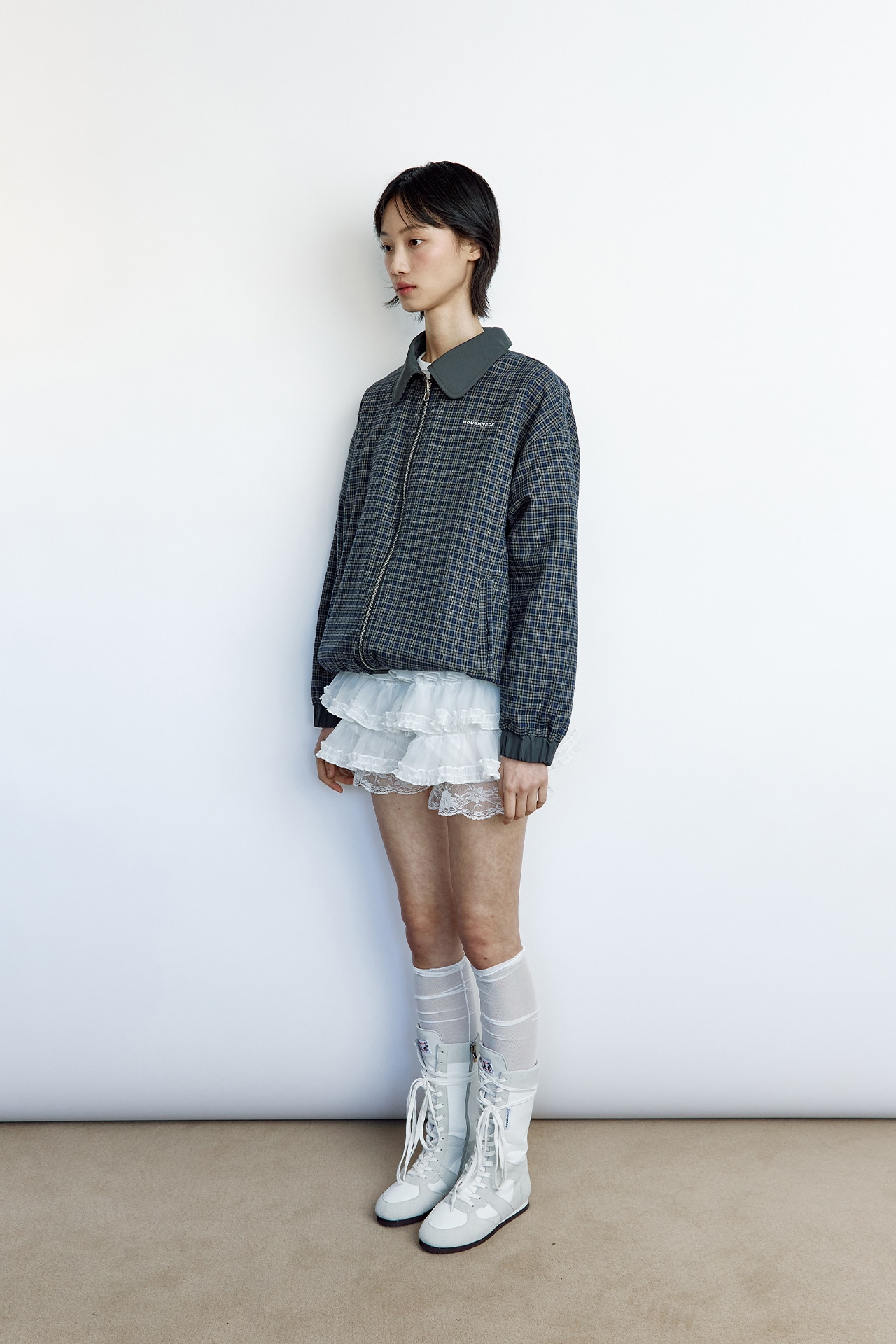 ROUGHNECK tutu pants skirt cream バレエコア MUSINSA | ROUGHNECK