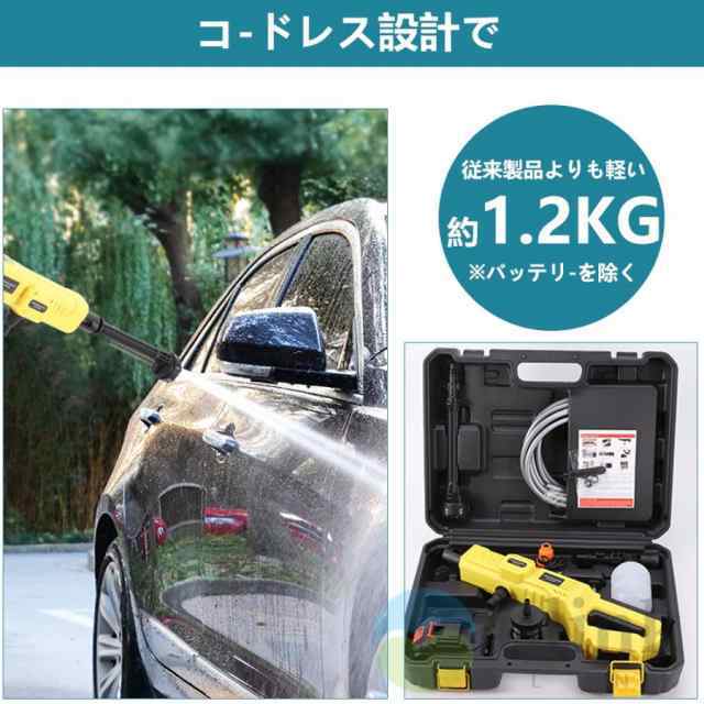 高圧洗浄機 コードレス 充電式 マキタバッテリー互換対応 ペットボトル 10MPa 強力噴射 家庭用 電動工具 業務用 洗車機 大晦日掃除 持ち運び便利 年末大掃除250