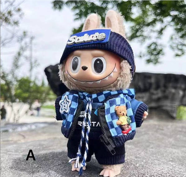 LABUBU ラブブ ぬいぐるみ 服 着せ替え ぬい服 コスチューム