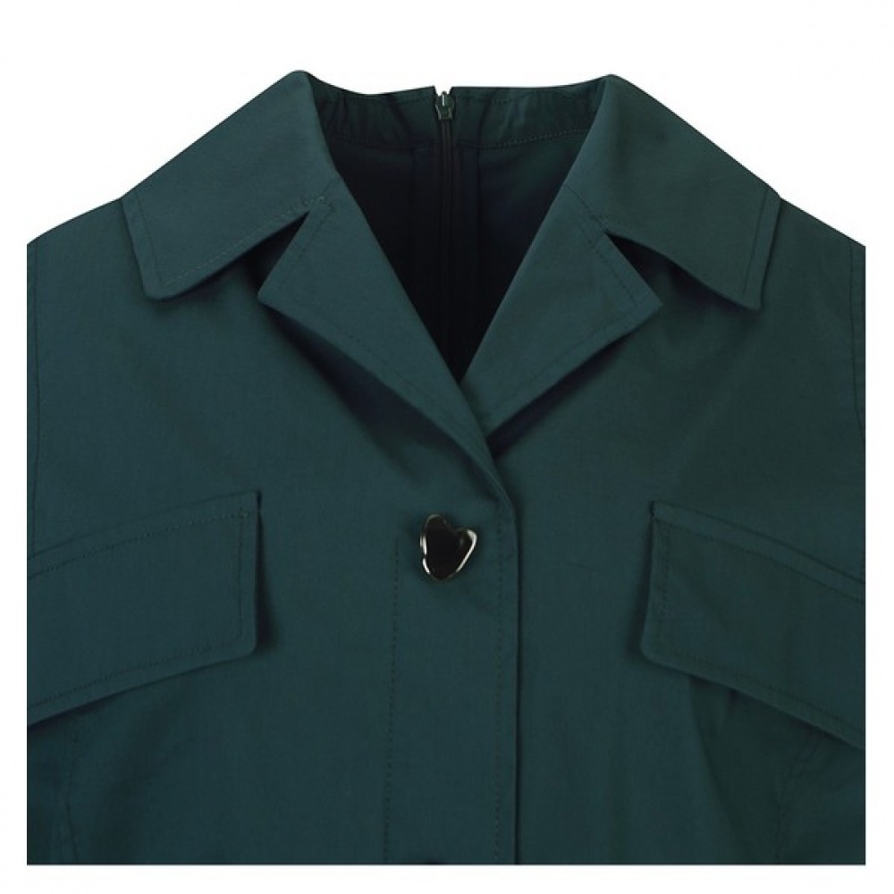 [ベスティヴェリ] ノースリーブジャケットレイヤードドレス (BGOAF7536)