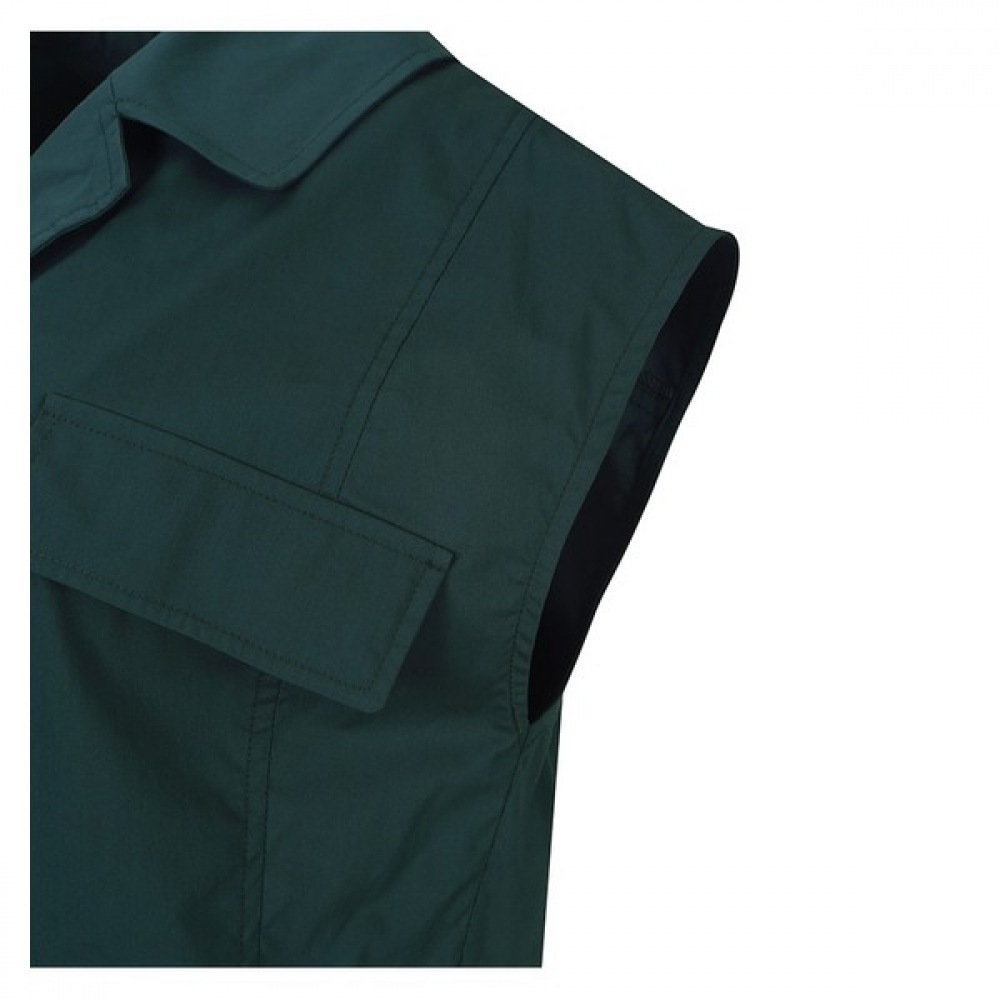 [ベスティヴェリ] ノースリーブジャケットレイヤードドレス (BGOAF7536)