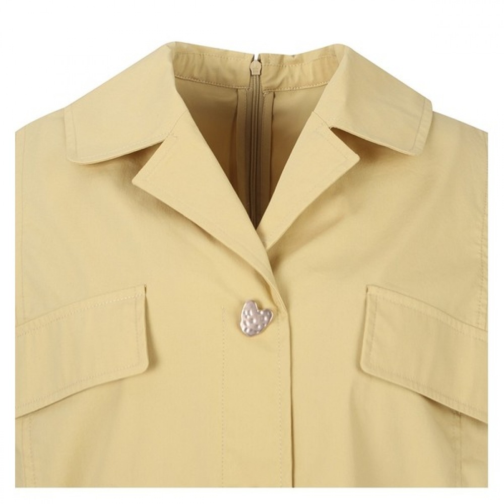 [ベスティヴェリ] ノースリーブジャケットレイヤードドレス (BGOAF7536)