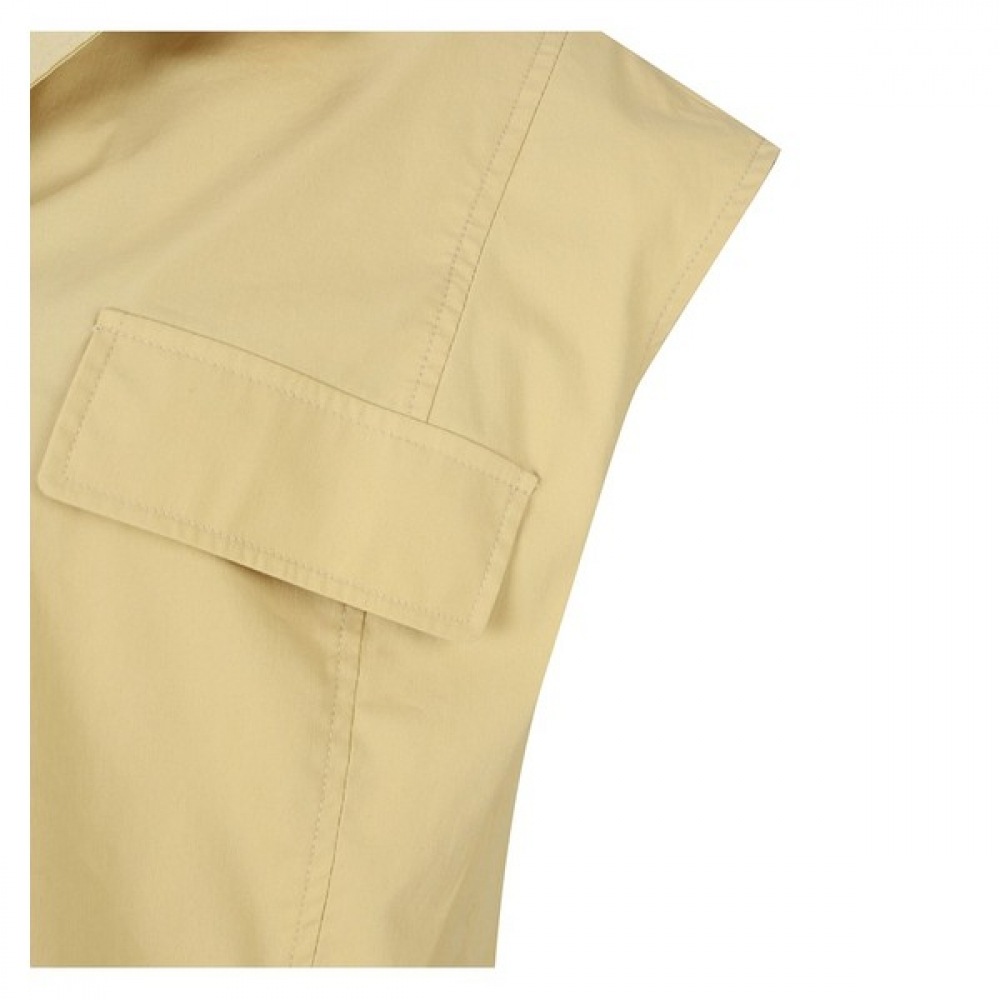 [ベスティヴェリ] ノースリーブジャケットレイヤードドレス (BGOAF7536)