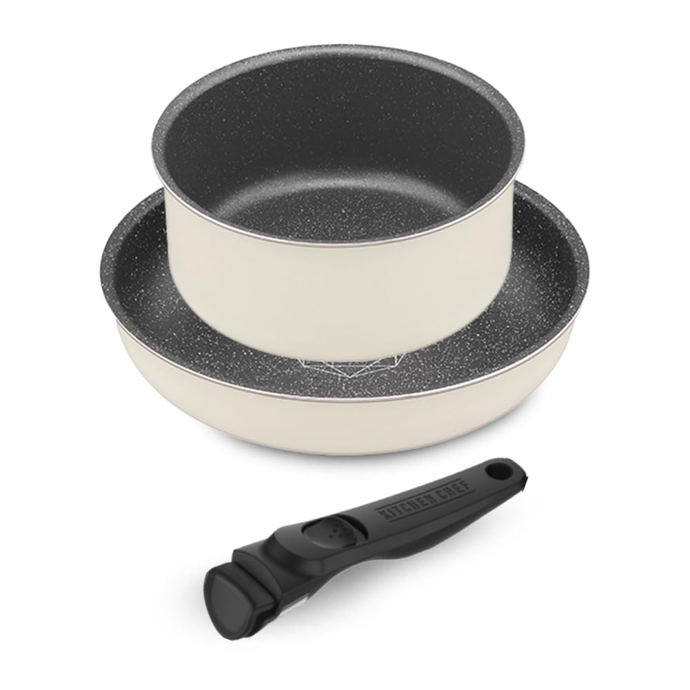 アイリスオーヤマ フライパン 鍋 セット IH&ガス火対応 3点セット ダイヤモンドコートパン 取っ手の取れるフライパン お手入れ簡単 アイボリー DCI-T3S アイリスオーヤマ フライパン 鍋 セット IH&ガス火対応 3点セット ダイヤモンドコートパン 取っ手の取れるフライパン お手入れ簡単 アイボリー DCI-T3S