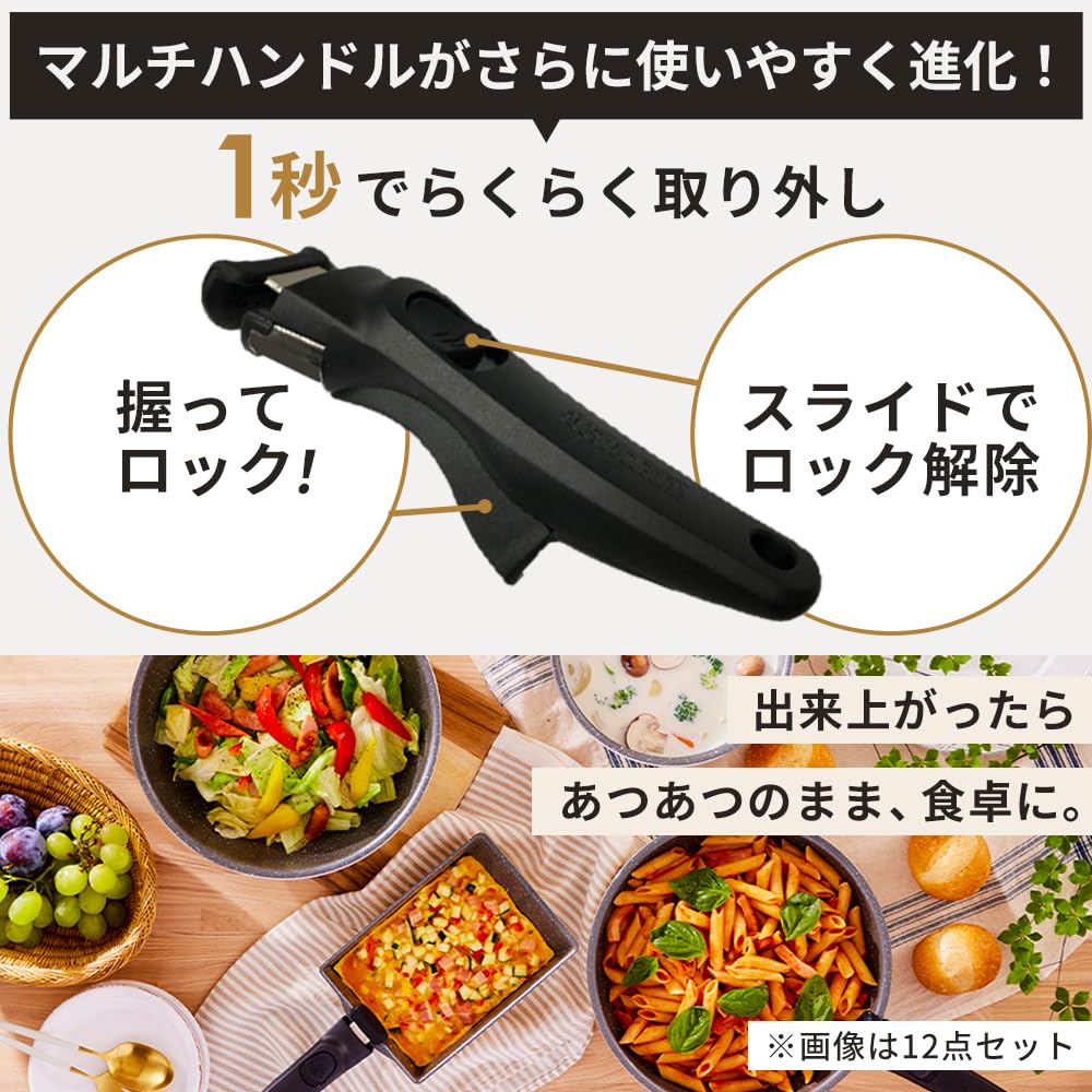 アイリスオーヤマ フライパン 鍋 セット IH&ガス火対応 3点セット ダイヤモンドコートパン 取っ手の取れるフライパン お手入れ簡単 アイボリー DCI-T3S アイリスオーヤマ フライパン 鍋 セット IH&ガス火対応 3点セット ダイヤモンドコートパン 取っ手の取れるフライパン お手入れ簡単 アイボリー DCI-T3S