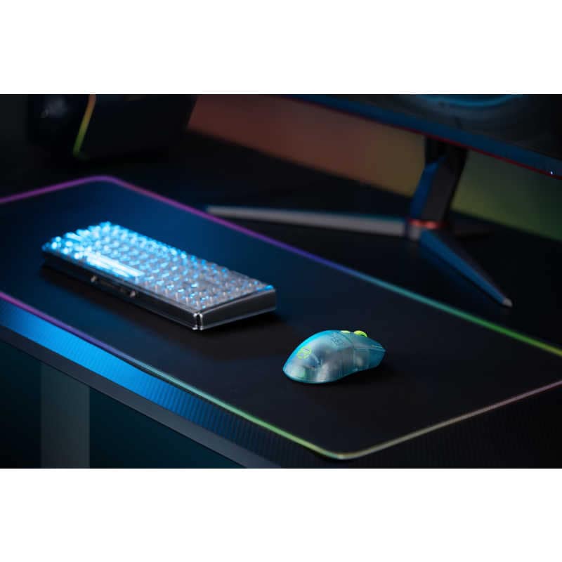 EDIFIRE　ゲーミングマウス G3MPRO HECATE［光学式 /有線/無線(ワイヤレス) /6ボタン /Bluetooth・USB］ クリアパープル　ED-G3MPRO-TPP