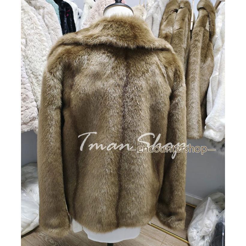 『目玉新商品』,【激安販売】大好評新入庫 ファーコート ショートコート レディース 毛皮コートミンク フェイクファー コート 長袖 もこもこ アウター ファー襟 おしゃれ 上着 暖かい 防寒