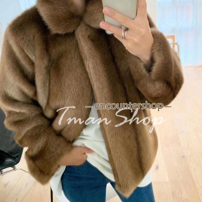 『目玉新商品』,【激安販売】大好評新入庫 ファーコート ショートコート レディース 毛皮コートミンク フェイクファー コート 長袖 もこもこ アウター ファー襟 おしゃれ 上着 暖かい 防寒
