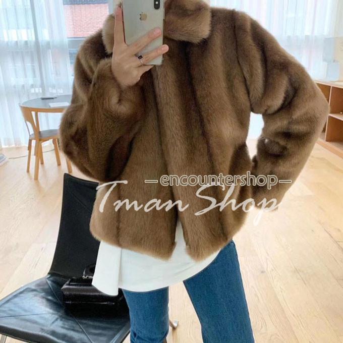 『目玉新商品』,【激安販売】大好評新入庫 ファーコート ショートコート レディース 毛皮コートミンク フェイクファー コート 長袖 もこもこ アウター ファー襟 おしゃれ 上着 暖かい 防寒