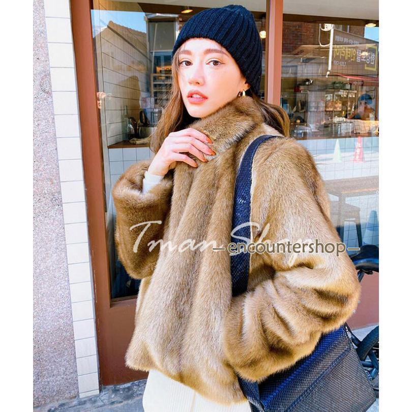 『目玉新商品』,【激安販売】大好評新入庫 ファーコート ショートコート レディース 毛皮コートミンク フェイクファー コート 長袖 もこもこ アウター ファー襟 おしゃれ 上着 暖かい 防寒