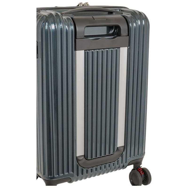 SPALDING　サスペンション付き キャリーケース Sサイズ SPALDING(スポルディング) ブラックカーボン [TSAロック搭載 /約38L /2泊～3泊]　SP083649BKC