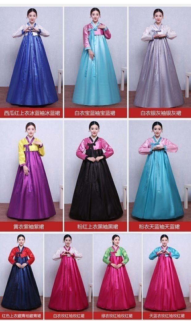 改良された韓国の伝統的な女性の宮廷結婚式日常公演韓服韓国の民族衣装ダンスステージ古代衣装 改良された韓国の伝統的な女性の宮廷結婚式日常公演韓服韓国の民族衣装ダンスステージ古代衣装