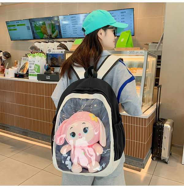 Qoo10] 韓国リュック 可愛いぬいぐるみ用リュック