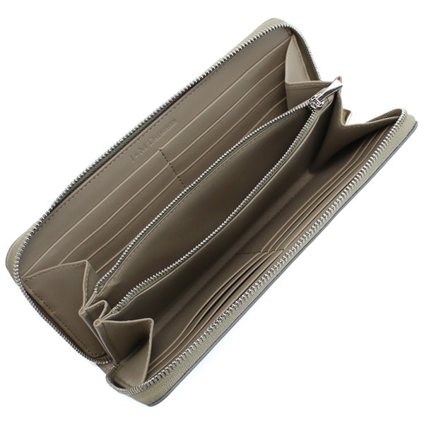 長財布ラウンドファスナー SZAW-0XX-SCXX ZIP AROUND WALL 951S WARM TAUPE グレー