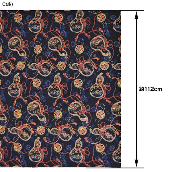 Qoo10] 生地 和柄生地 (約112cm巾x50c