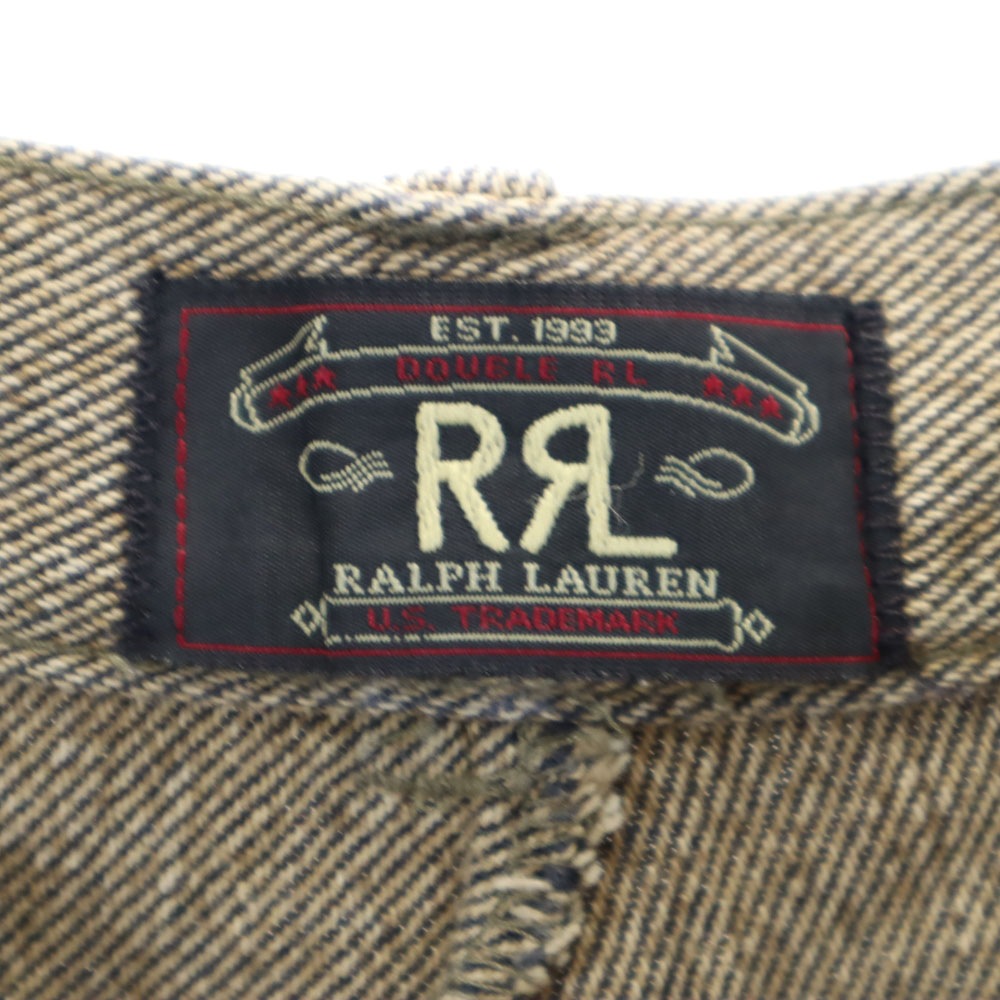 RRL 90s 赤3星 初期タグ オールド テーパードパンツ ブラウン系 ダブルアールエル RALPH LAUREN ボタンフライ メンズ RRL 90s 赤3星 初期タグ オールド テーパードパンツ ブラウン系 ダブルアールエル RALPH LAUREN ボタンフライ メンズ