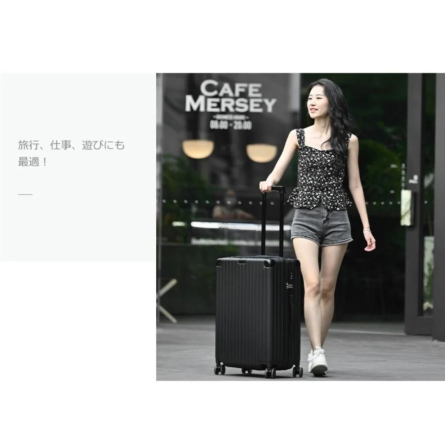 【9月新作】 スーツケース S/M/Lサイズ キャリーケース 1年間保証 キャリーバッグ ストッパー付き アルミコーナーパッド 大容量超軽量 軽い おしゃれ かわいいダブルキャスター 【9月新作】 スーツケース S/M/Lサイズ キャリーケース 1年間保証 キャリーバッグ ストッパー付き アルミコーナーパッド 大容量超軽量 軽い おしゃれ かわいいダブルキャスター