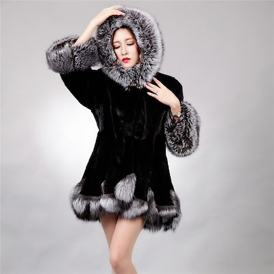 Winter Fashion Women s Warm Faux Fur Luxury Hooded Loose Coat Winter Fashion Women s Warm Faux Fur Luxury Hooded Loose Coat