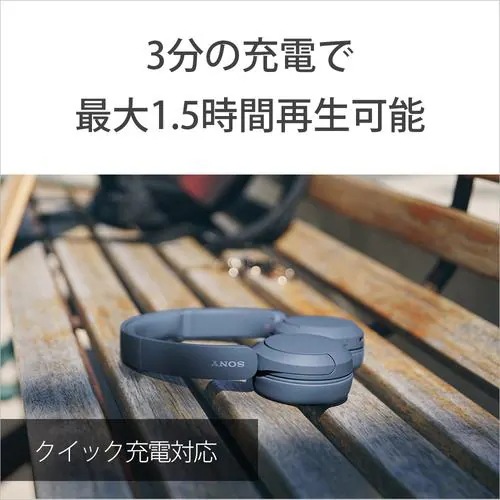 ソニー WH-CH520 L ワイヤレスステレオヘッドセット ブルー WHCH520 L
