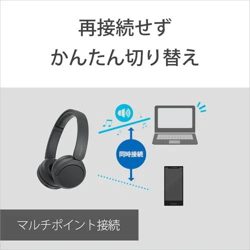 ソニー WH-CH520 L ワイヤレスステレオヘッドセット ブルー WHCH520 L