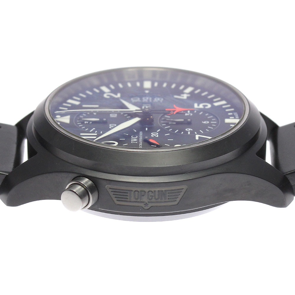 IWC IWC SCHAFFHAUSEN IW379901 パイロットウォッチ トップガン クロノグラフ デイデイト 自動巻き メンズ 保証書付き_829112【中古】 IWC IWC SCHAFFHAUSEN IW379901 パイロットウォッチ トップガン クロノグラフ デイデイト 自動巻き メンズ 保証書付き_829112【中古】