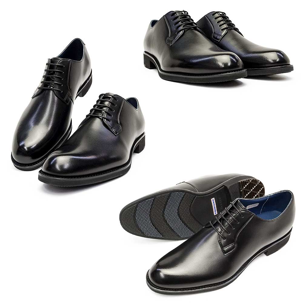 KN81 本革 紳士靴 革靴 靴 外羽根 プレーントゥ 3E ビジネスシューズ メンズ KN81 本革 紳士靴 革靴 靴 外羽根 プレーントゥ 3E ビジネスシューズ メンズ