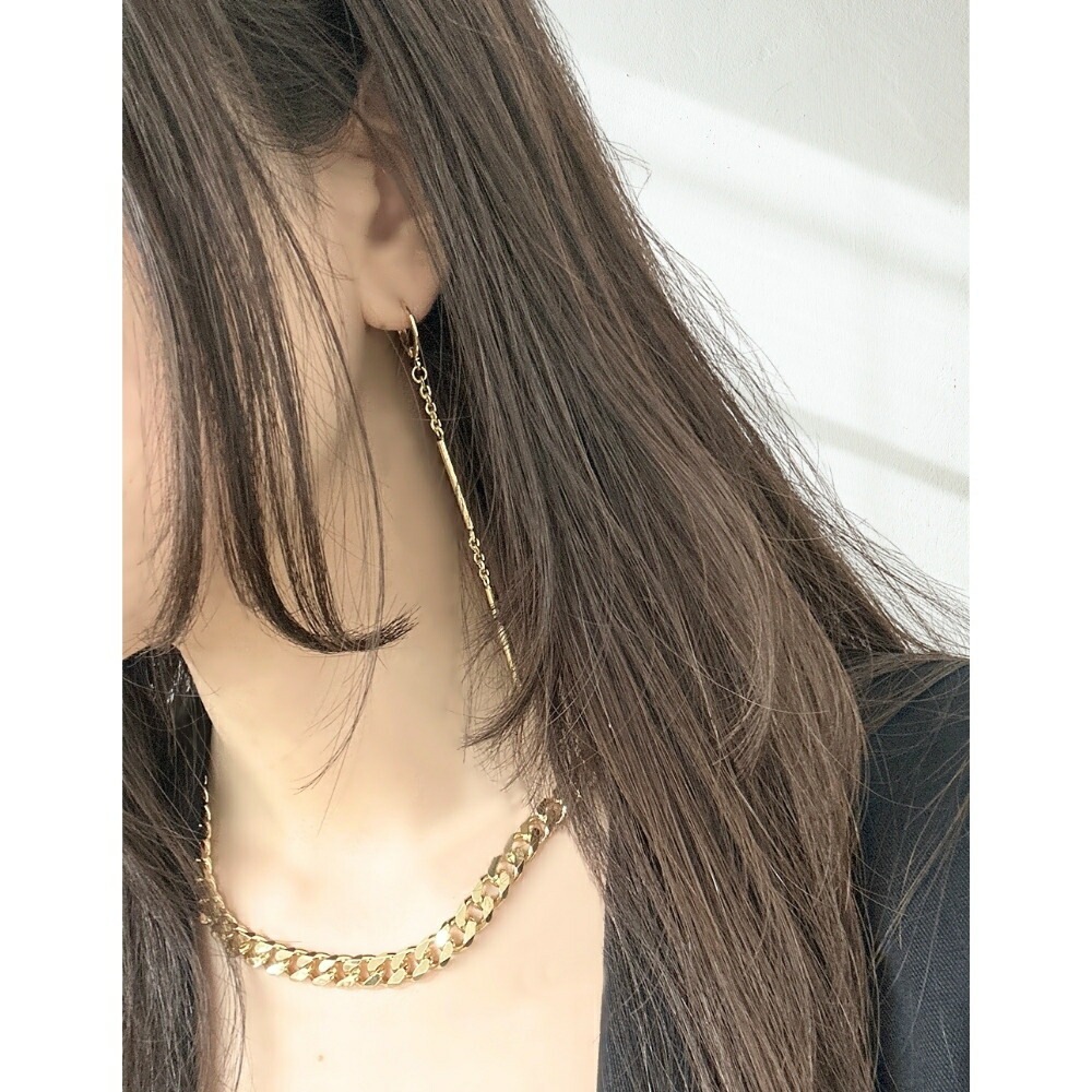 正規品 ショッパー付き 1AR ウノアエレ 真鍮 ピアス 両耳ピアス ロングピアス イエローゴールド イタリア製 レディース プレゼント 贈り物 女性 親友 彼女 母 妻 誕生日 プレゼント 婚約 結