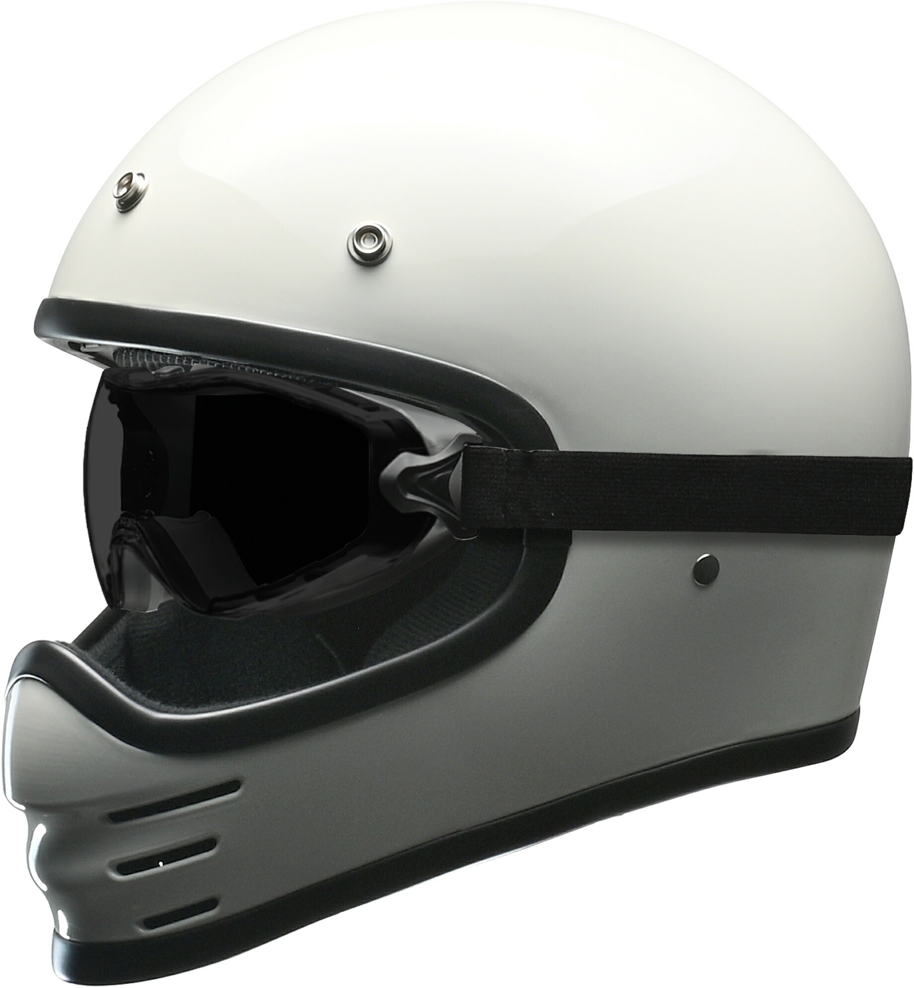 リード工業 (LEAD) バイク用 フルフェイス スクランブラーヘルメット RUDE (ルード) ホワイト フリーサイズ (57-60cm未満) リード工業 (LEAD) バイク用 フルフェイス スクランブラーヘルメット RUDE (ルード) ホワイト フリーサイズ (57-60cm未満)