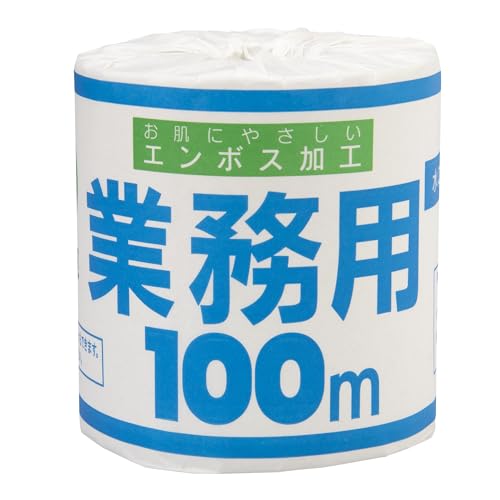 【ケース品】アスト (Ast) 業務用個包装トイレットペーパー 220023 白馬車 シングルタイプ 幅114mm長さ100m 【ケース品】1ロール 60ケース