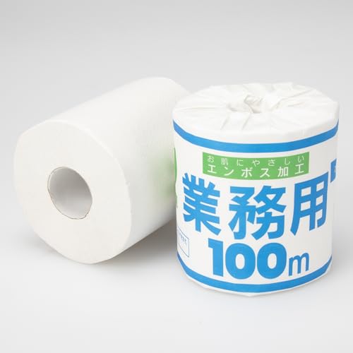 【ケース品】アスト (Ast) 業務用個包装トイレットペーパー 220023 白馬車 シングルタイプ 幅114mm長さ100m 【ケース品】1ロール 60ケース
