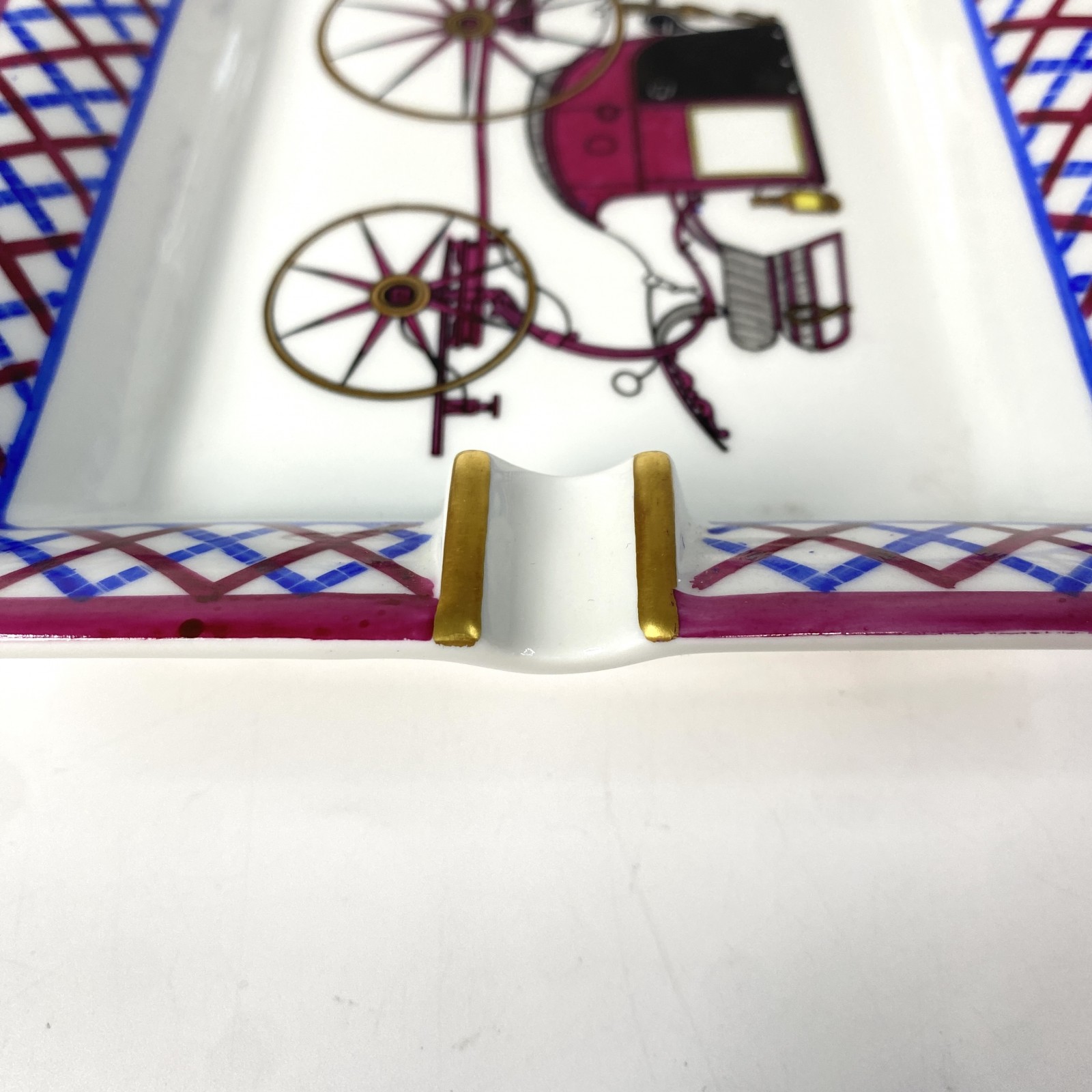 エルメス HERMES 灰皿 アッシュトレイ 馬車デザイン