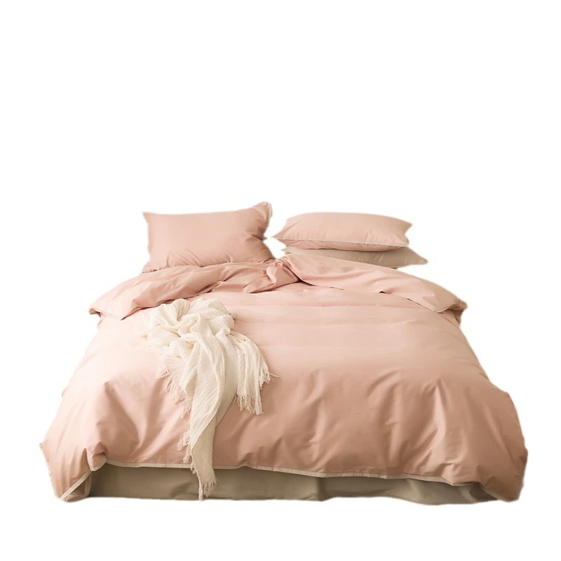 軽くて贅沢な高級100番手新疆長綿4点セット北欧シンプルコットン掛け布団カバーシーツ＆ボックスシーツ