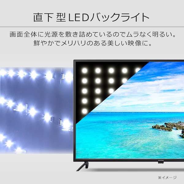 4Ｋチューナー内蔵液晶テレビ 50インチ Fiona ブラック50XD2B 4Kチューナー内蔵