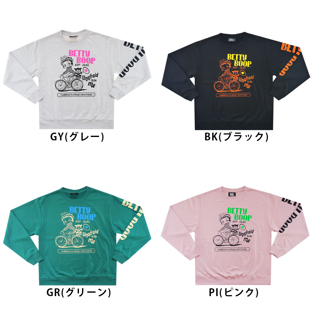 Qoo10] ベティちゃん 長袖 トレーナー メンズ
