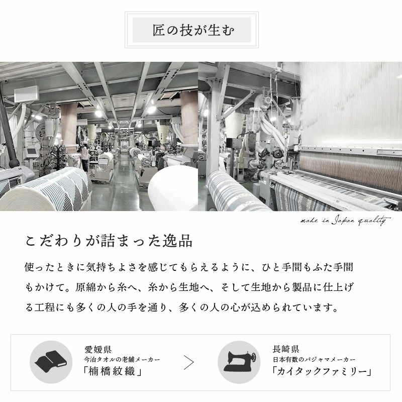 【2,120円値下！】パジャマ レディース 今治タオル 当社限定品 日本製 2重ガーゼ 快眠ラボ 婦人 M L LL 箱入り A-Z3421